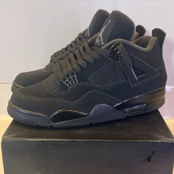 Size 10 - Air Jordan 4 Retro 2020 Black Cat (USED) main image 5
